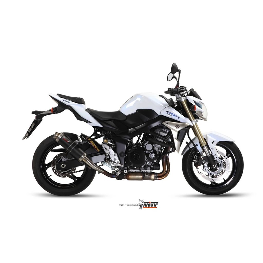 MIVV GP Slip-On Auspuff genehmigt in Carbon für SUZUKI GSR 750
