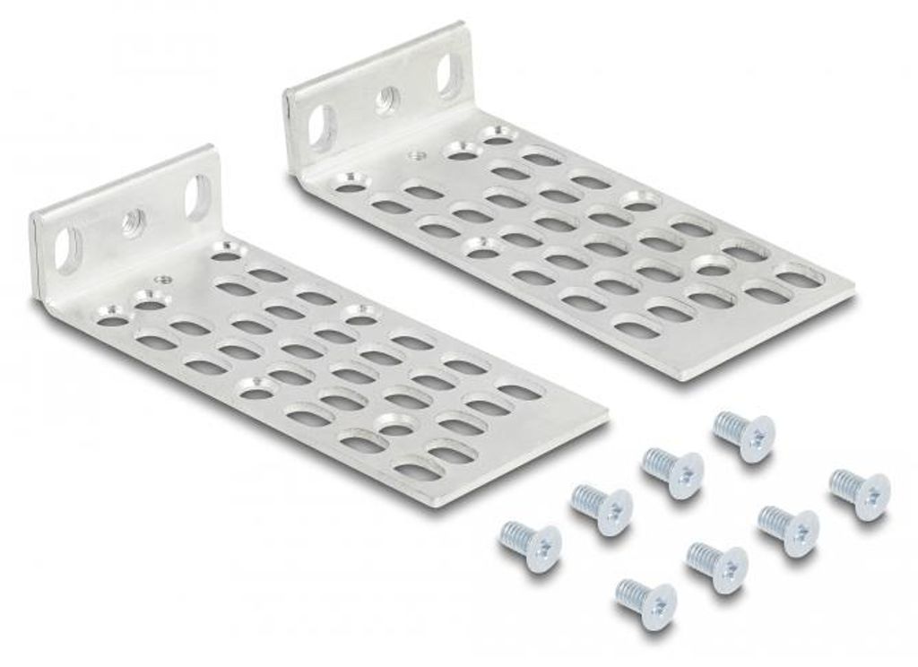 Delock Universelles Rack Montage Set 2 Stück