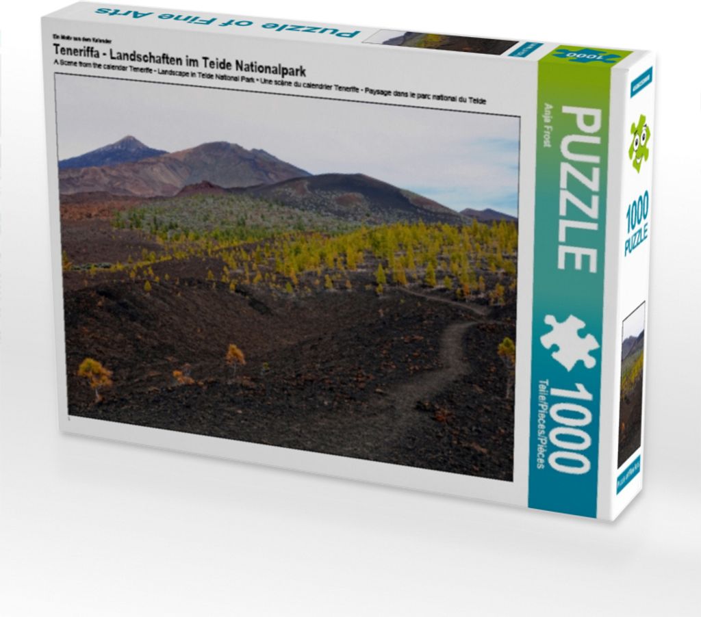 Calvendo Ein Motiv aus dem Kalender Teneriffa - Landschaften im Teide Nationalpark 1000 Teile Puzzle quer 640x480mm, Frost Anja; 7331585