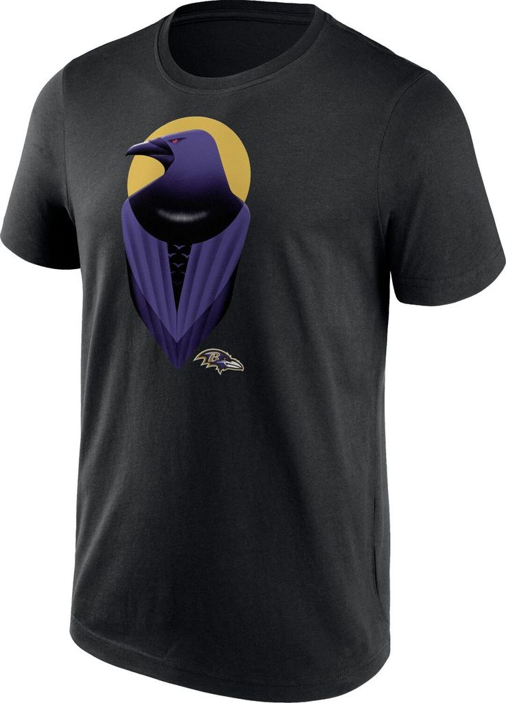 Fanatics NFL Shirt - ILLUSTRATION Baltimore Ravens - S