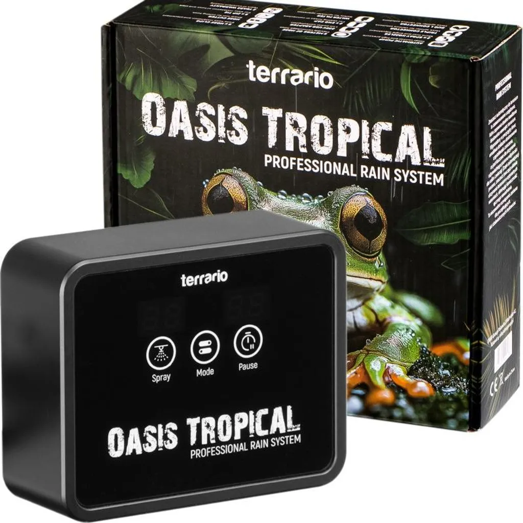 Fini la Sécheresse avec l'Arroseur Terrario Oasis Tropical pour Reptiles