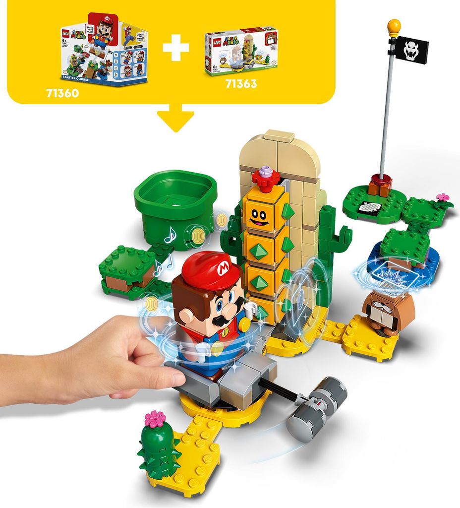 LEGO 71363 Super Mario Wüsten-Pokey – Erweiterungsset, Produktbild 3