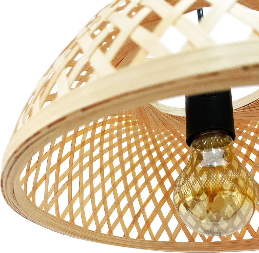Lampadario Toolight App1628-1Cp Brown Vetro | Sospensione Robusta E27 - 3