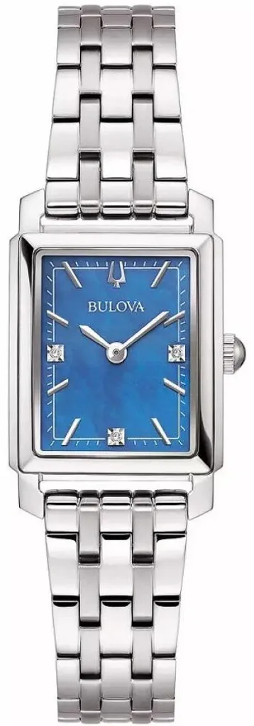 Montre Bulova 96P245 : élégance acier et diamants pour femme moderne
