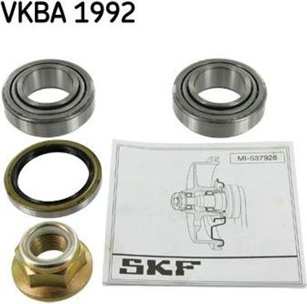 SKF VKBA 1992 Radlagersatz OE 5272024000 kompatibel mit Lantra, Pony