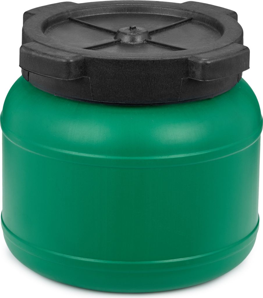 Garronda Weithalsfass 5 Liter Futtertonne mit Deckel ohne Dichtung– BPA-freier HDPE Futterbehälter für Wasser, Lagerung, Tierfutter, Sauerkraut...