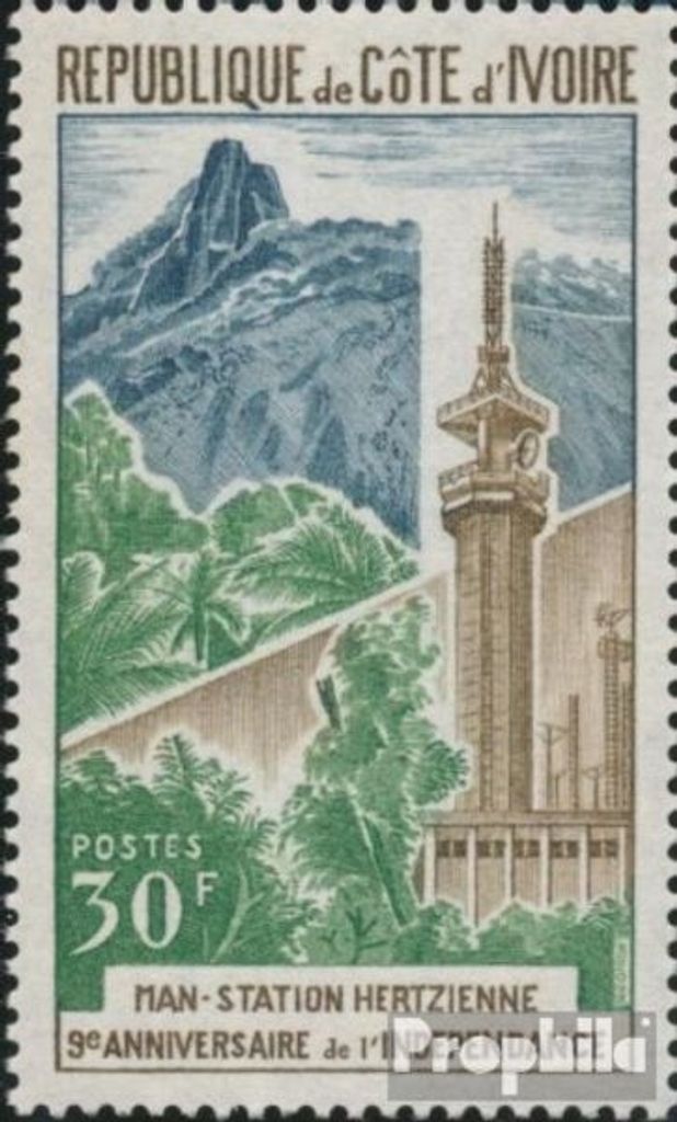Briefmarken Elfenbeinküste 1969 Mi 346 (kompl.Ausg.) postfrisch Jahrestag der Unabhängigkeit