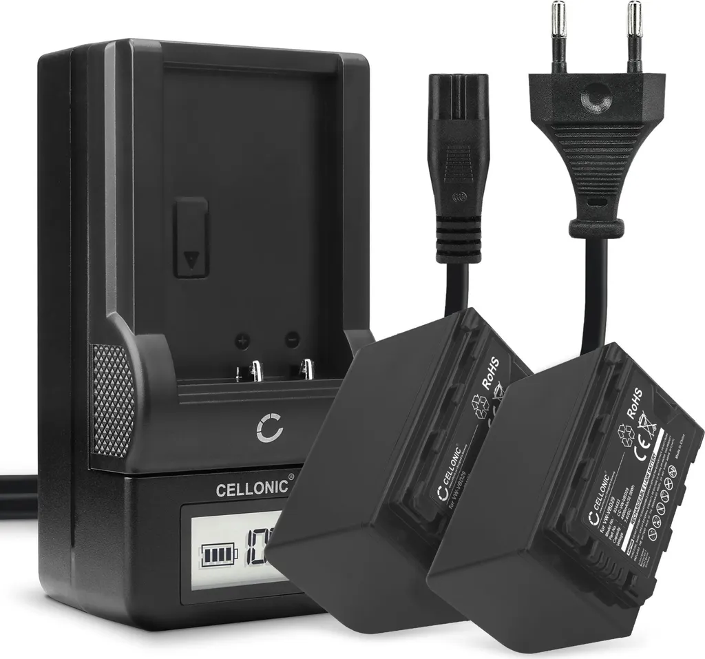 Batteria VW-VBD58 4400mAh per Panasonic AG-DVX200 HC-MDH3 - 2 Pezzi