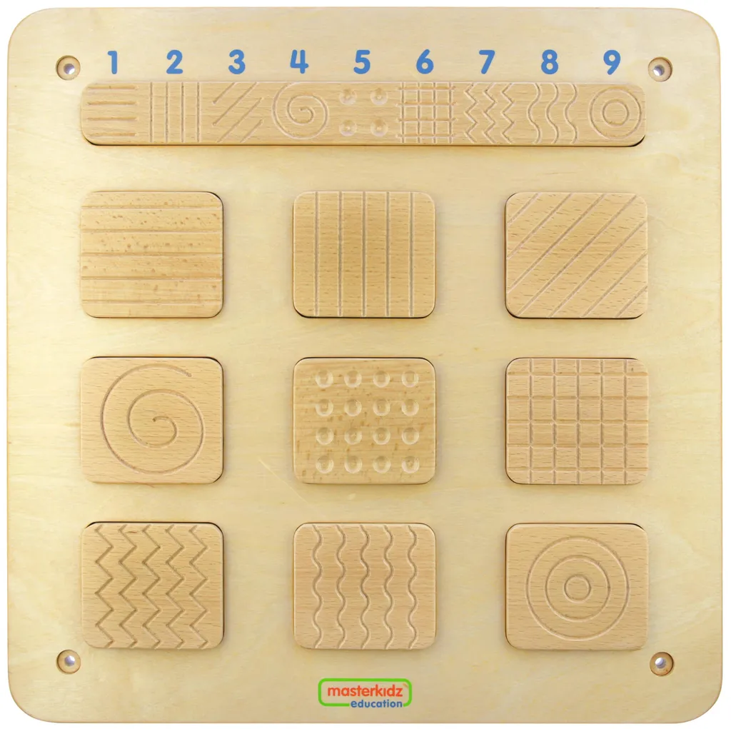 Jouet Mural Sensoriel Masterkidz : Activité Tactile pour la Crèche