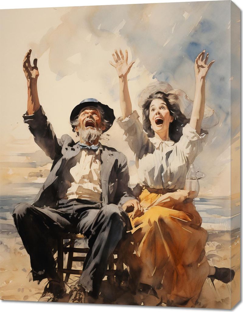 Bild 70x90cm Momente der Freude