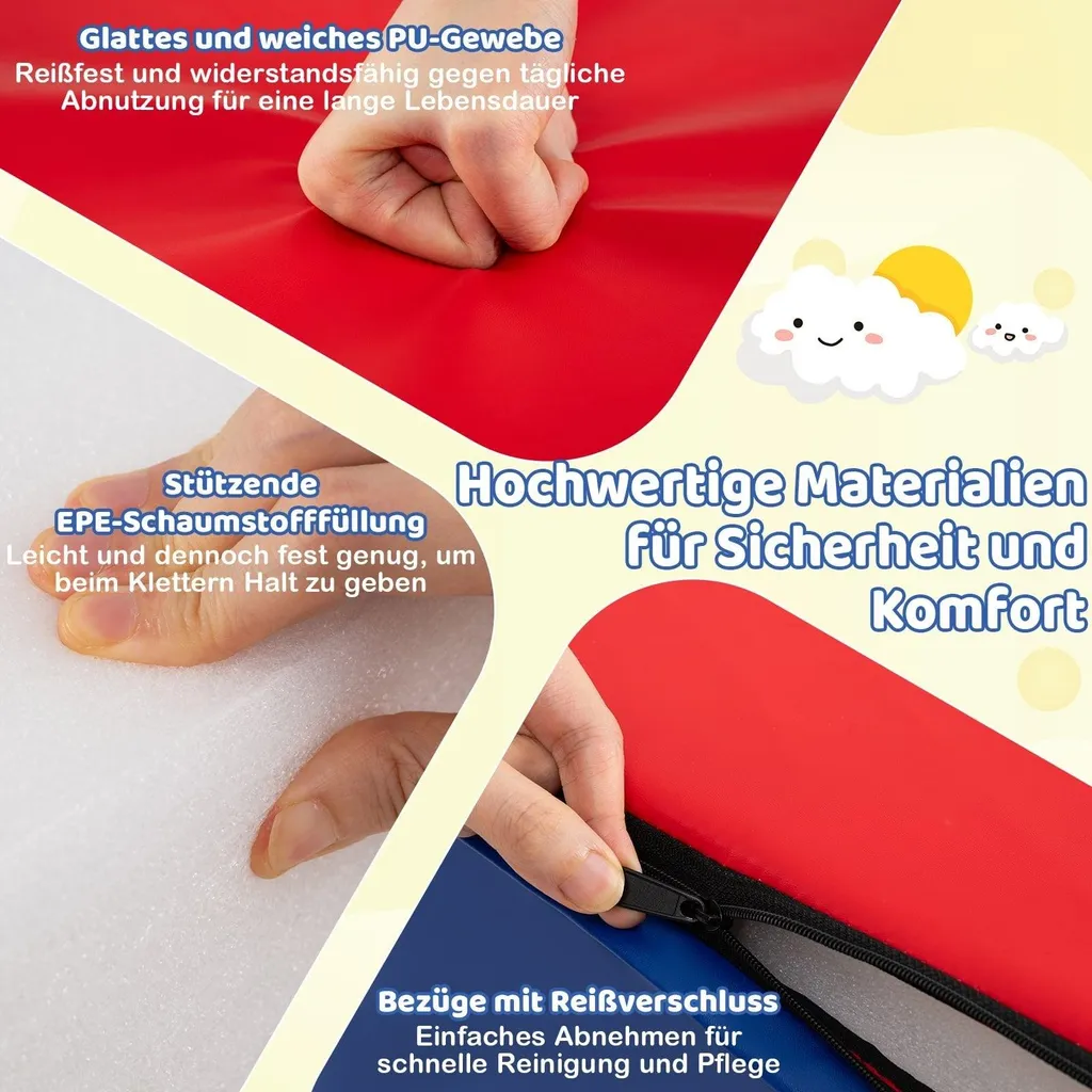 Espace de jeu sécurisé pour bébé, 5 modules en mousse anti-chocs - 5