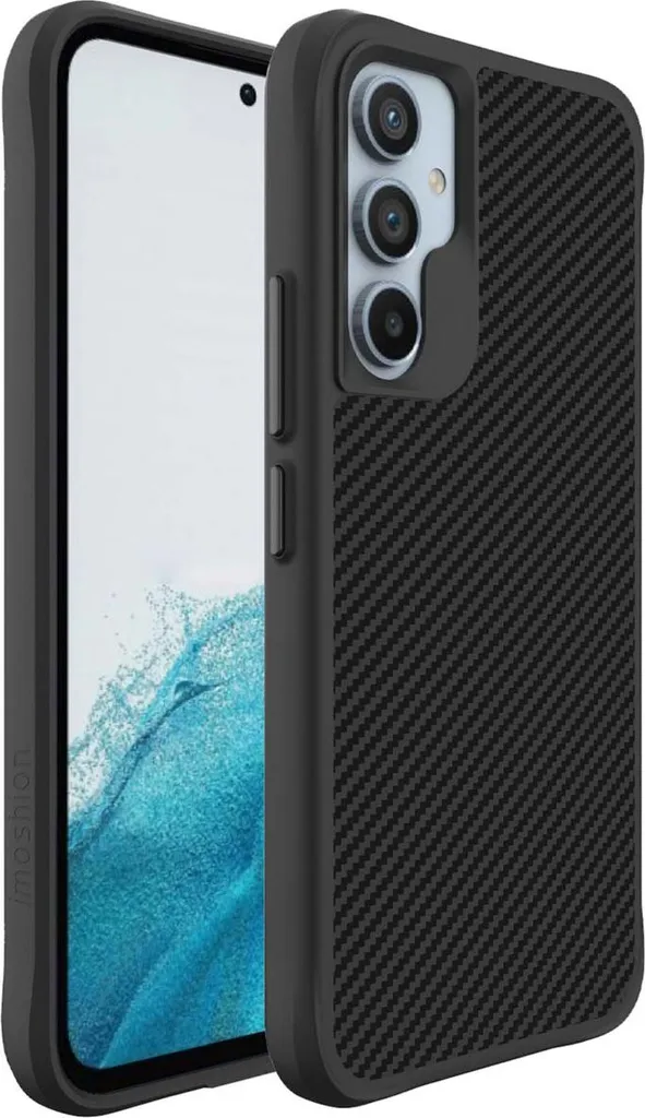 SUPER OFFERTA: Cover Samsung A54 5G imoshion Ibrida Carbonio Nero