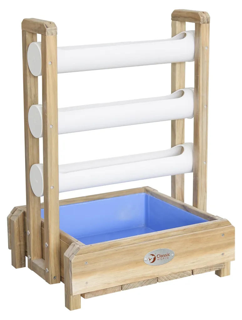 Cascade d'eau modulaire en bois Classic World Edu avec bacs amovibles
