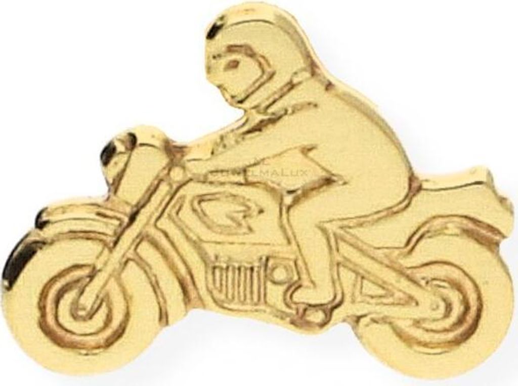 JuwelmaLux Motorrad Einzel-Ohrstecker 333 Gold JL14-06-0171