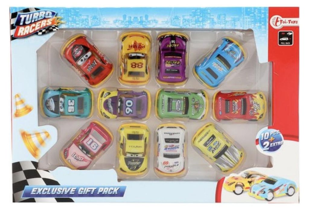 Toi-Toys boite de 12 voitures a friction Image du produit 