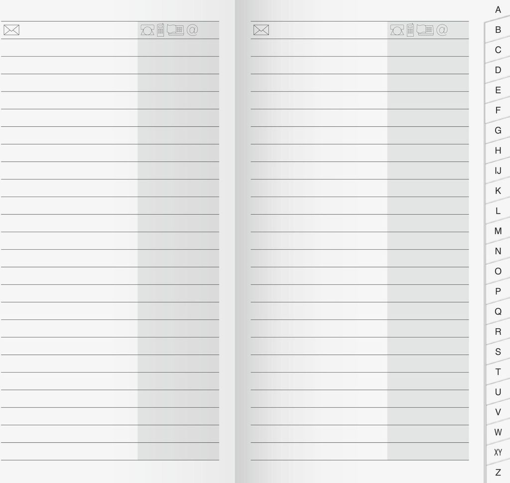 rido/idé 7045790 répertoire d'adresses calendrier de poche Image du produit 