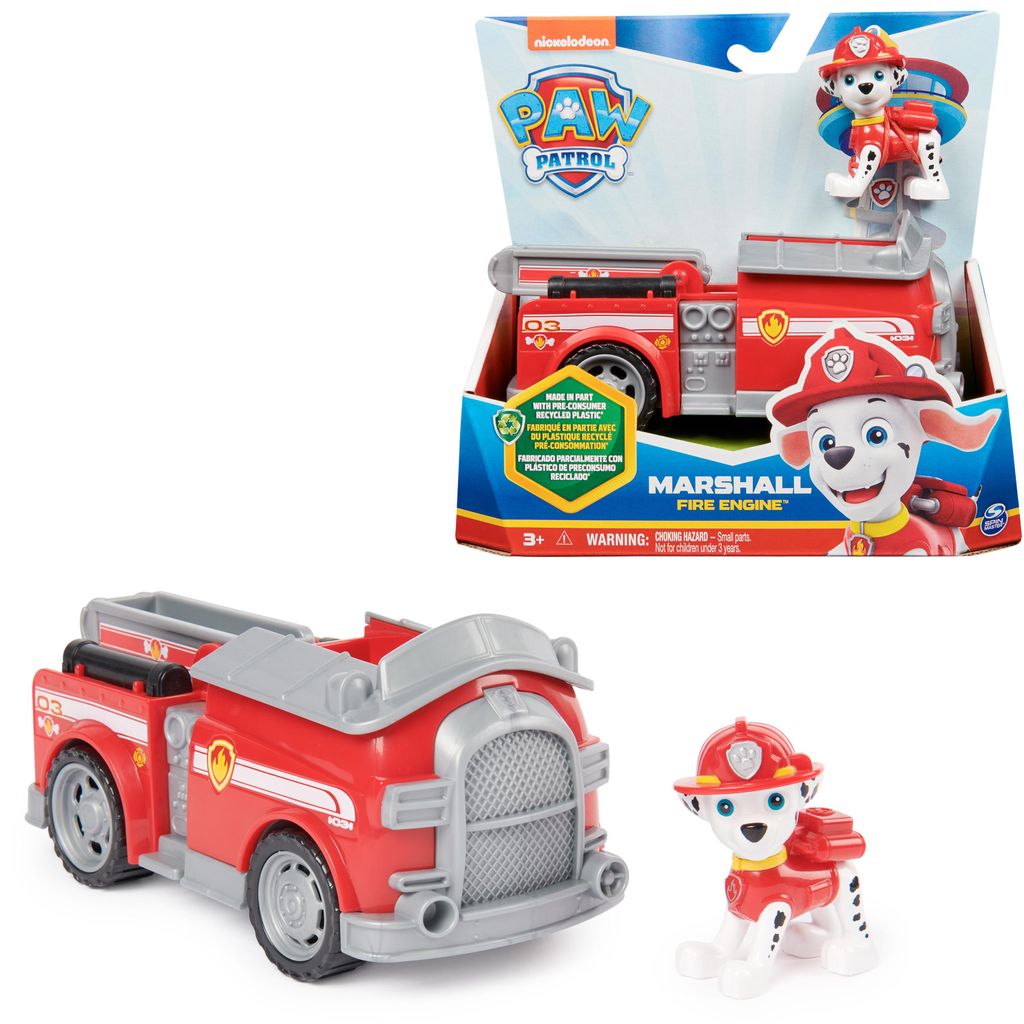 PAW Patrol , Feuerwehr-Auto mit Marshall-Figur (Sustainable Produktbild 