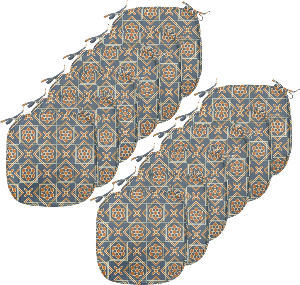 Cuscini Sedie Cucina Vintage 40x40 ABAKUHAUS - Set 12 Pezzi Impermeabili