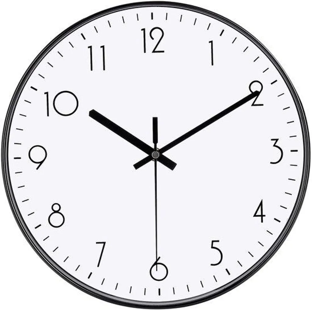 Horloge Murale sans Bruit 30 cm Lumineuse : Finis le Tic-tac et le Noir