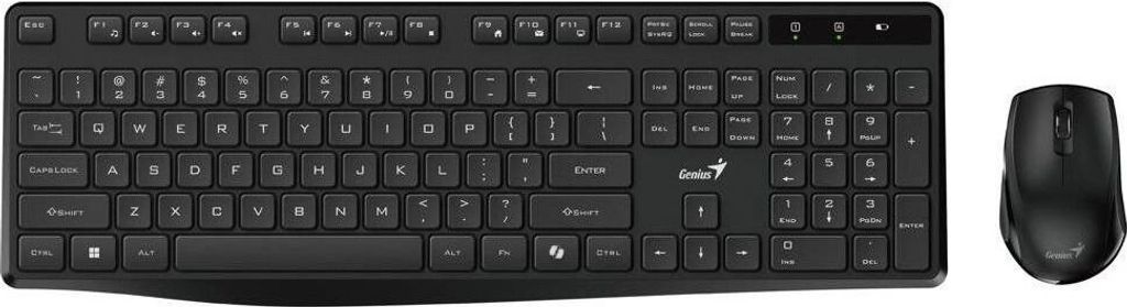 Tastatur- und Maus-Set KM8206S + Copilot, Kabellos, Leise, Chocolate-Tasten, Tschechisch und Slowakisch Layout