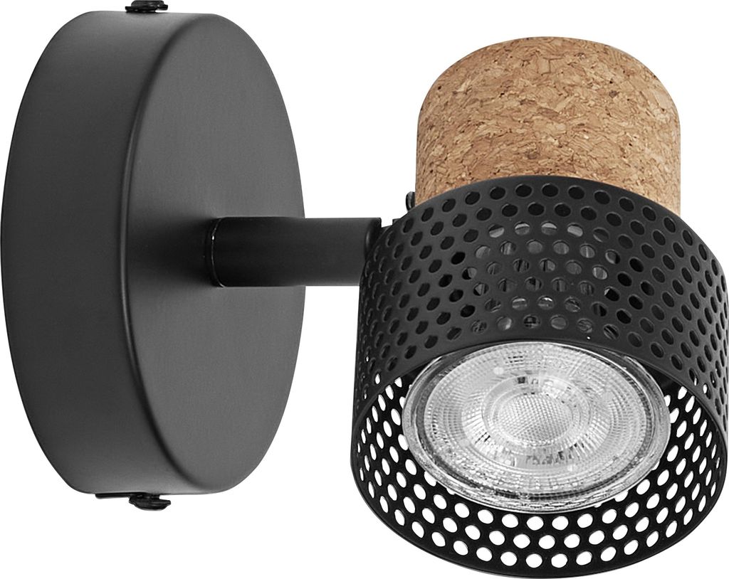 OSRAM 4099854470615 Deckenanbau-Leuchte aus unterschiedlichen Materialitäten mit flexiblen, dimmbaren GU10-Strahlern 3.40 W 230 lm