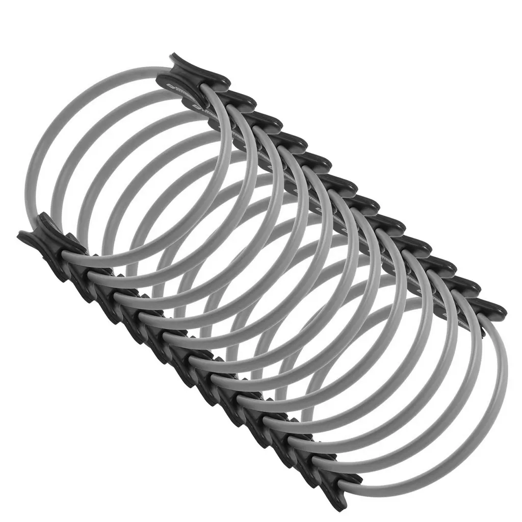 Schildkröt Pilates : 12 anneaux de Pilates anthracite pour fitness