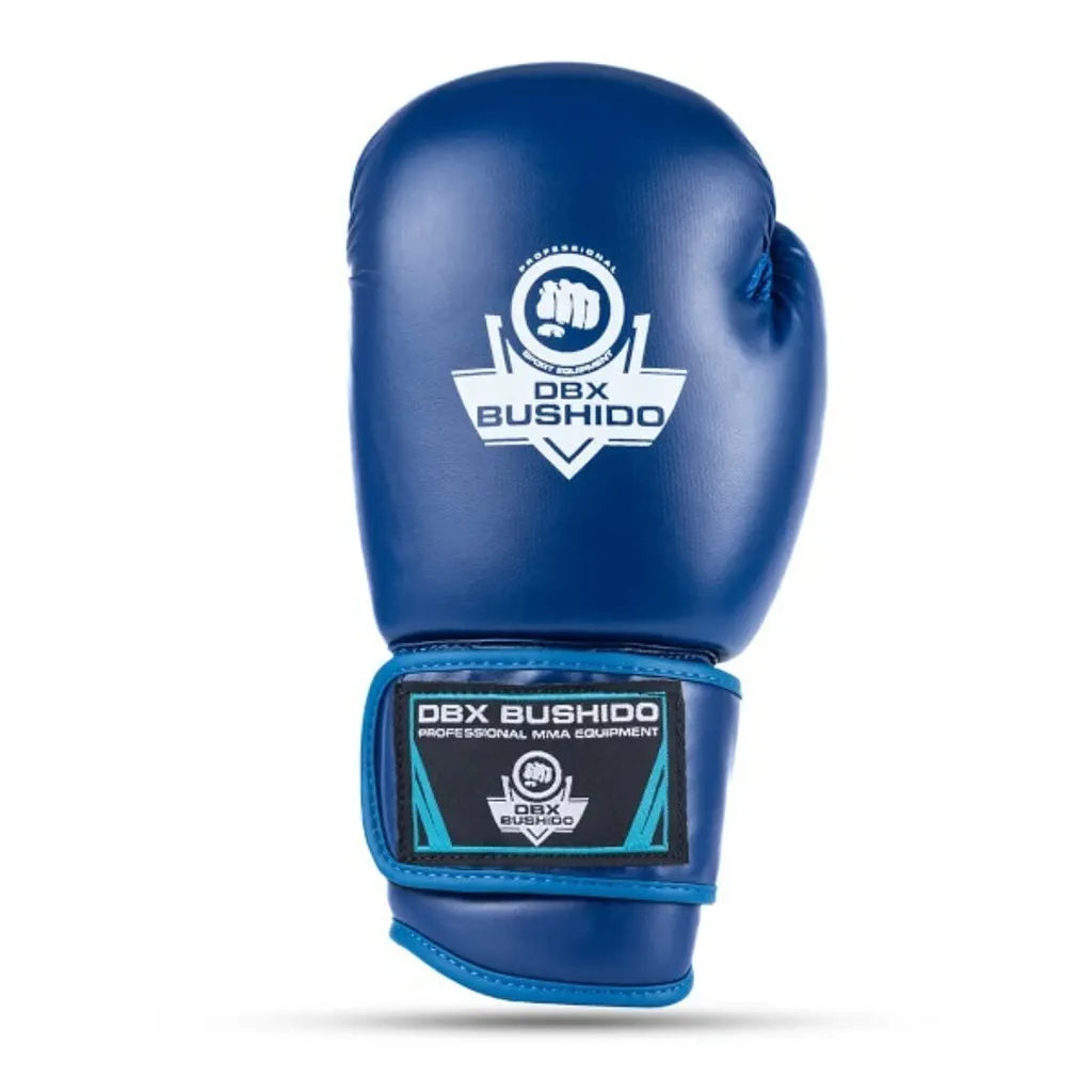 Gants de boxe avec protection poignet DBX BUSHIDO ARB-407-Blue 10oz