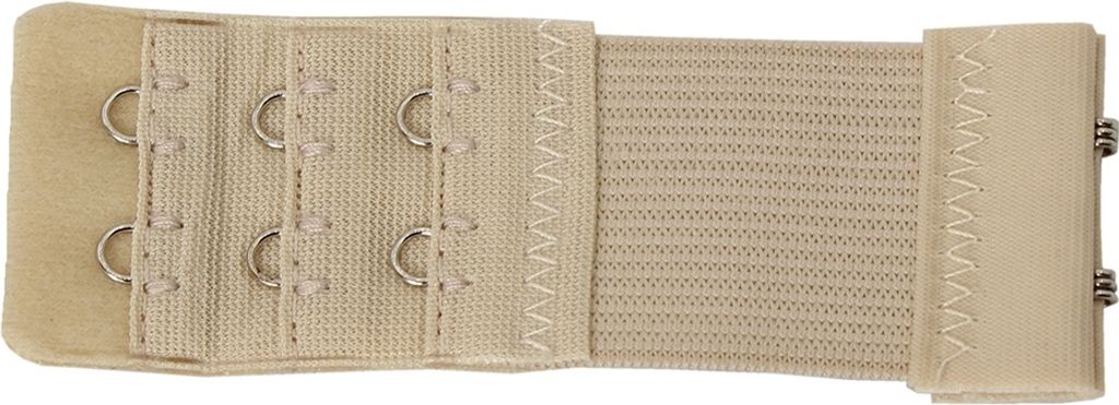 Praktische 2er BH Verschluss Verlängerung Beige Produktbild 