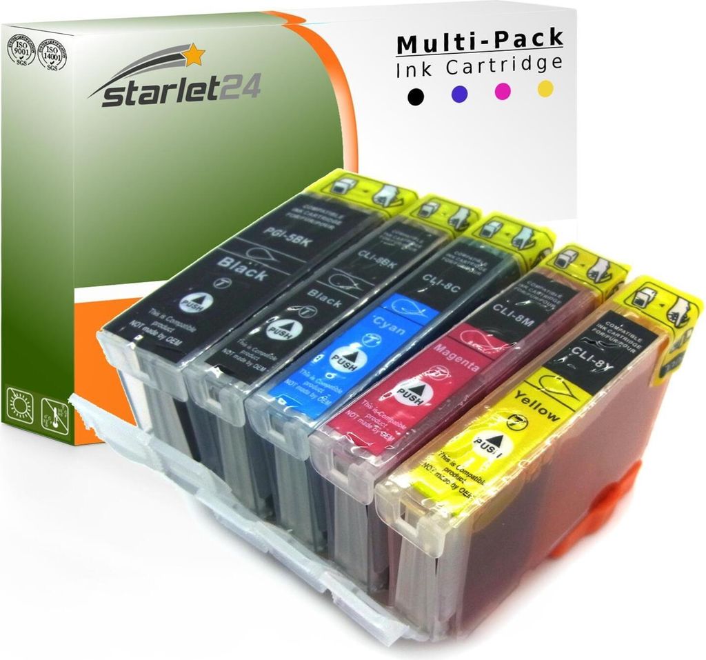 D&C Tintenpatronen für Canon ersetzt 5B/8x-5