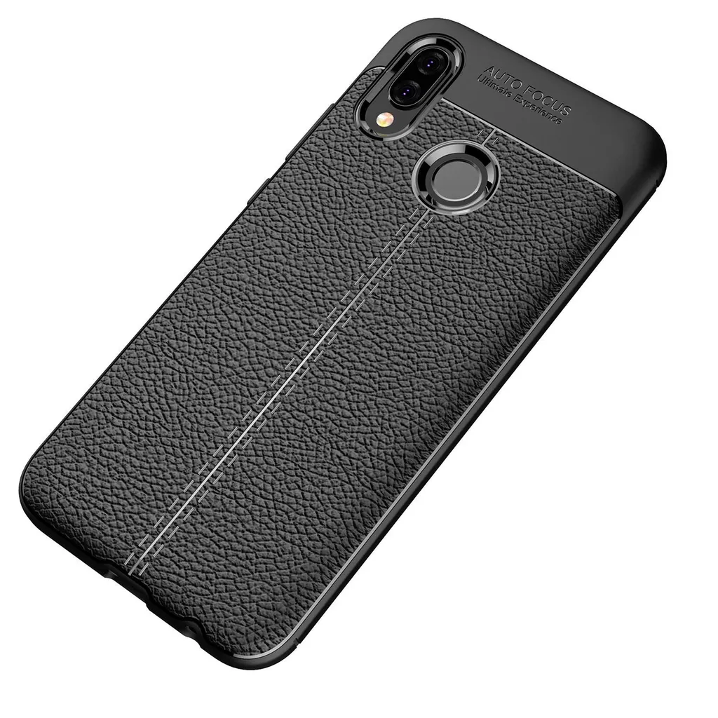 Custodia NALIA Huawei P20 Lite: Look Pelle Slim e Silicone Premium - 6