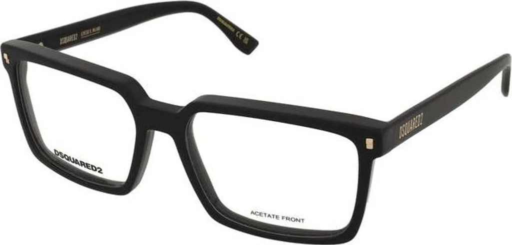 Lunettes Dsquared2 D2 0183 807 en Acétate Noir - Confort et Qualité