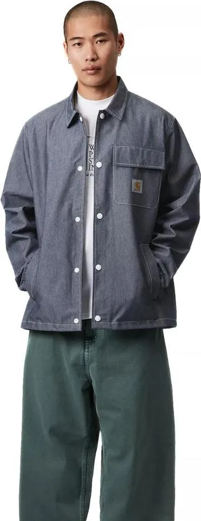 Veste Carhartt WIP Blake Coach Jacket Bleu Taille S pour Homme