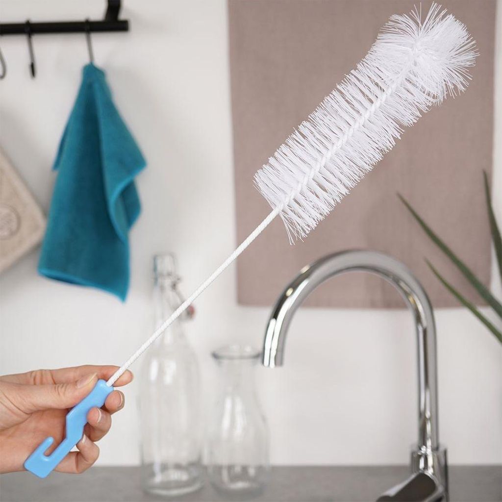 Bürste zum Waschen von Flaschen, Reinigen der Hälse von Thermoskannen, lange Waschmaschine