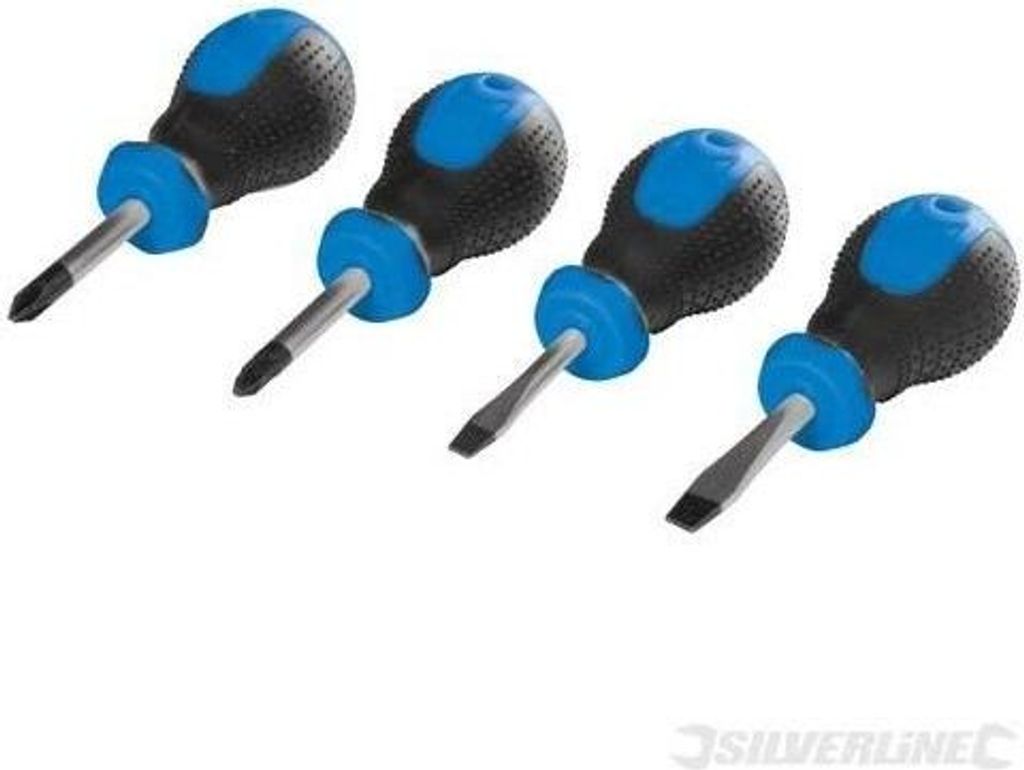 Silverline Vergaserschraubendreher, 4-tlg. Satz 4-tlg.