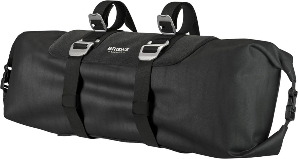 BROOKS Scape Handlebar Roll Black - wasserdichte Lenkertasche 10-12 Liter aus...