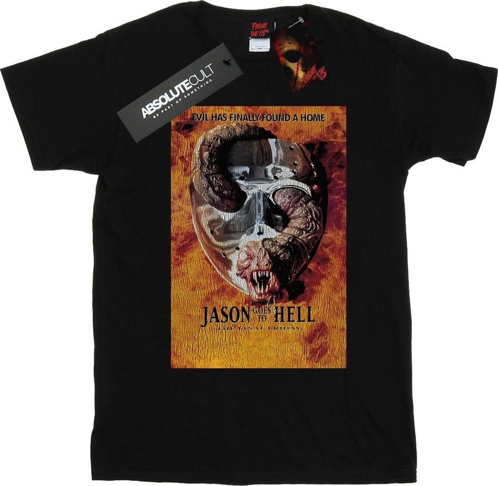 Friday The 13th - "Jason Goes To Hell" T-Shirt für Herren BI25420 (XL) (Schwarz)