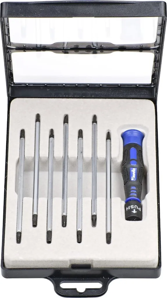 Jeu de tournevis de précision cruciforme et TX pour mécanique 12 pièces
