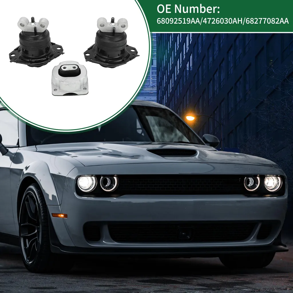 Kit supports moteur et boîte de vitesse Dodge Challenger 2015-16 Argent