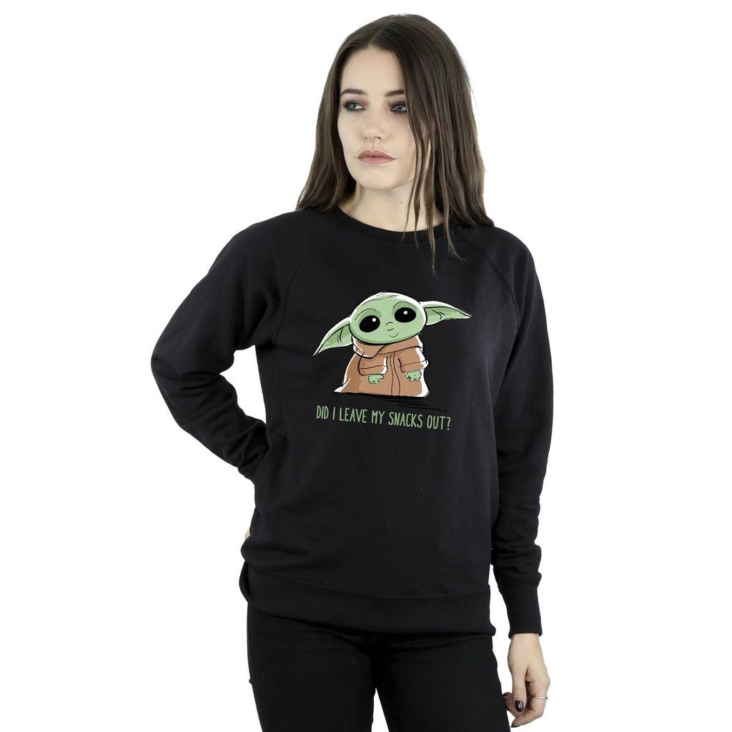 Star Wars - "The Mandalorian" Sweatshirt für Damen BI39538 (XL) (Schwarz)