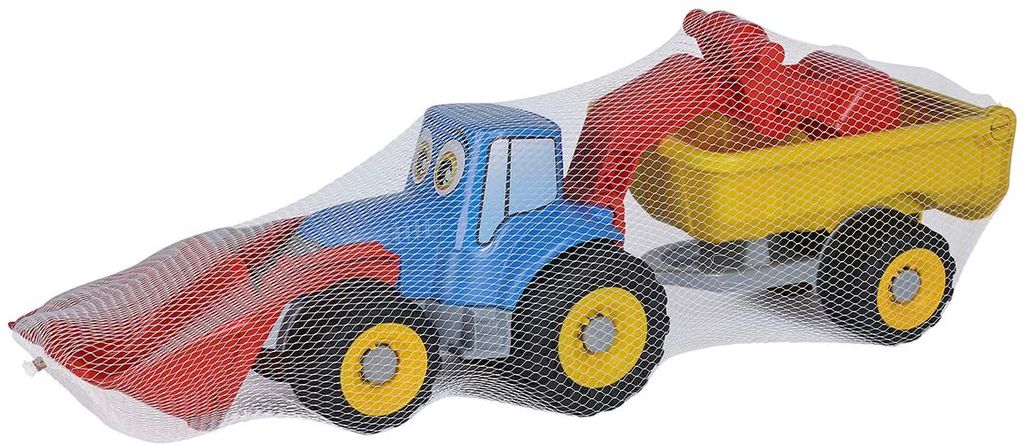 Tractor con remolque, cargadora frontal y cubo Imagen del producto 