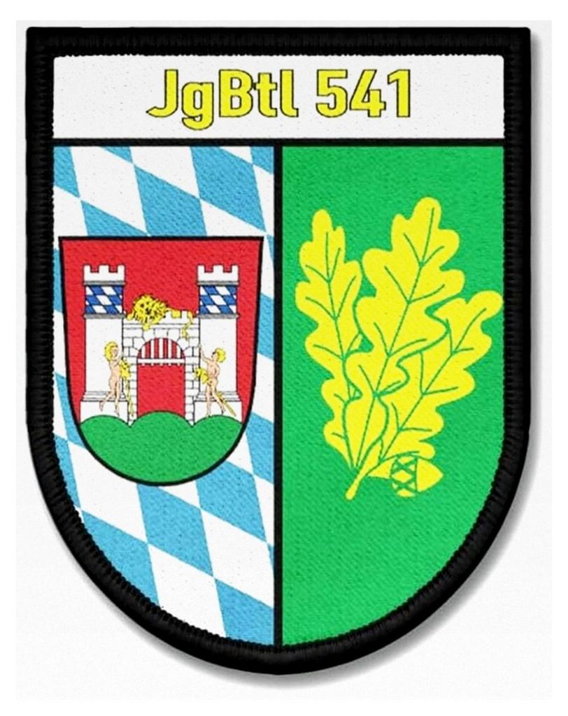 Patch JgBtl 541 Jägerbataillon Bundeswehr Reservist Wappen Uniform