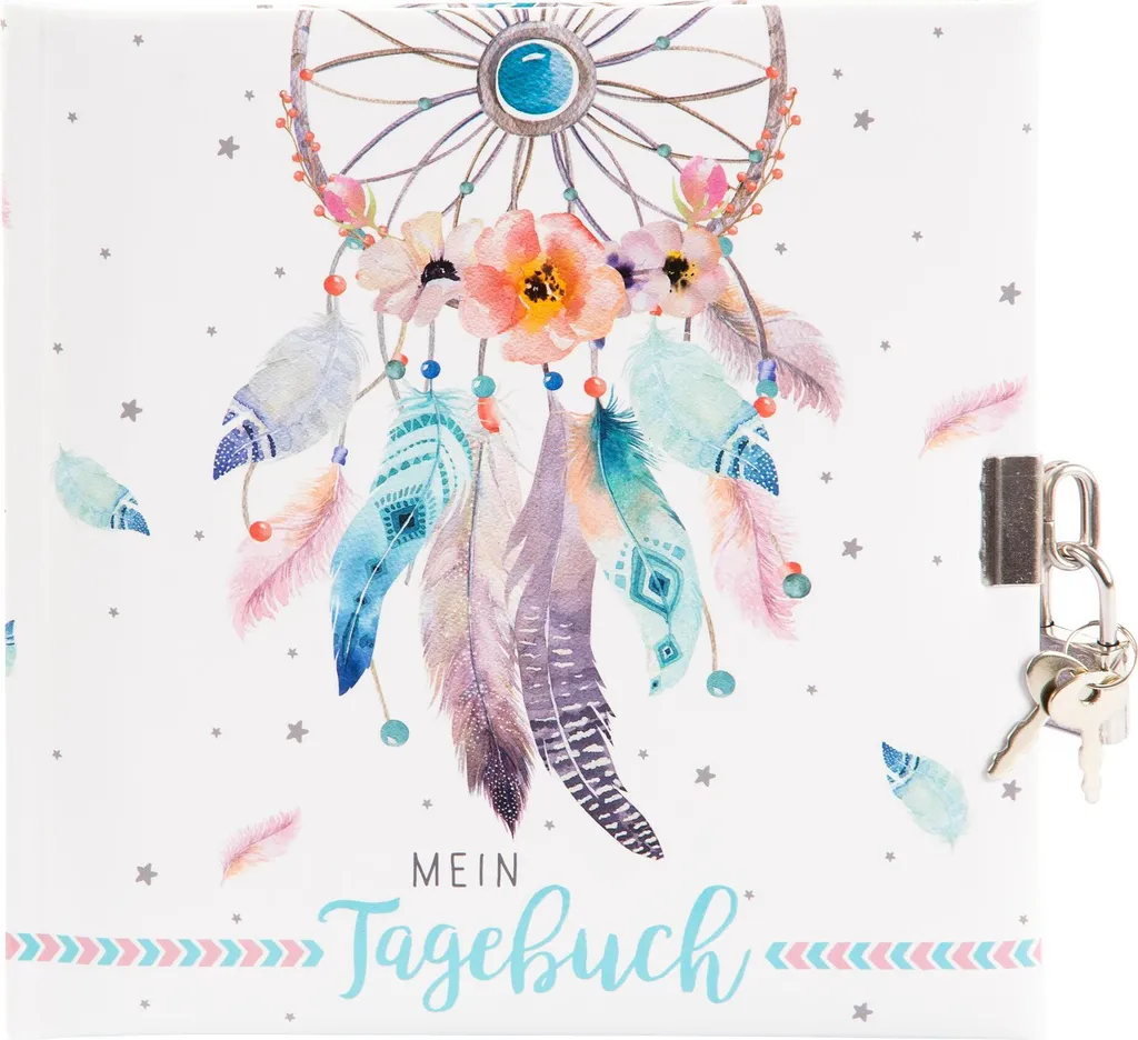 GOLDBUCH 44 205 Tagebuch Traumfänger - 96 Seiten, 16,5 x 16,5 cm