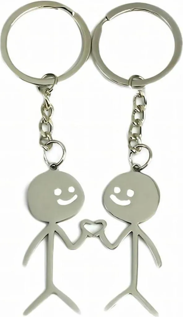 Porte-clés Langue des Signes Cœur - Cadeau Romantique et Inclusif LSF