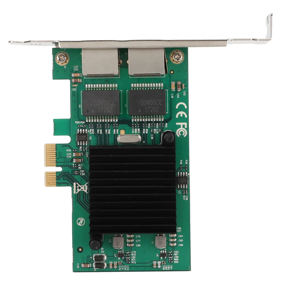 Carte réseau PCI-E Gigabit Ethernet avec puce haute performance 1Gbps