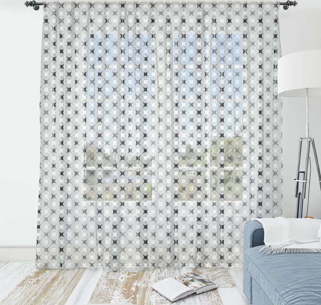 Arazzo Parete Grande 274cm ABAKUHAUS Grigio - Arredamento Casa Moderno