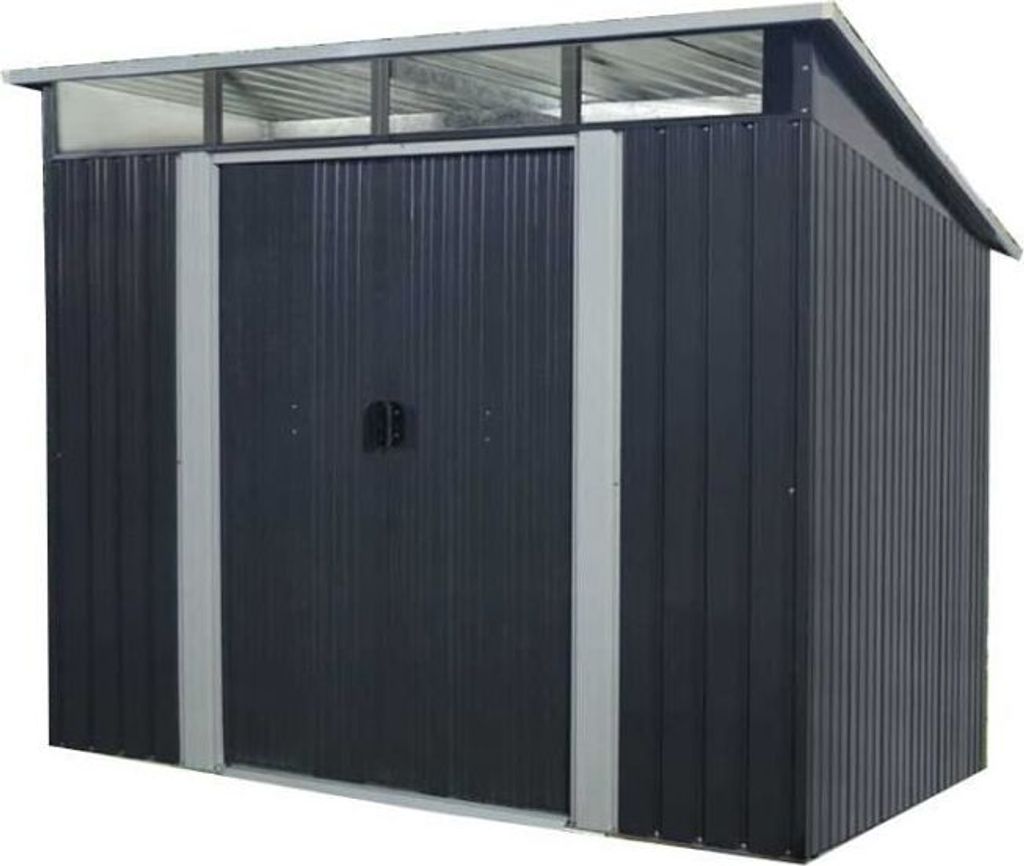Abri de jardin métallique 4,59 m² - 2 portes coulissantes - Image du produit 