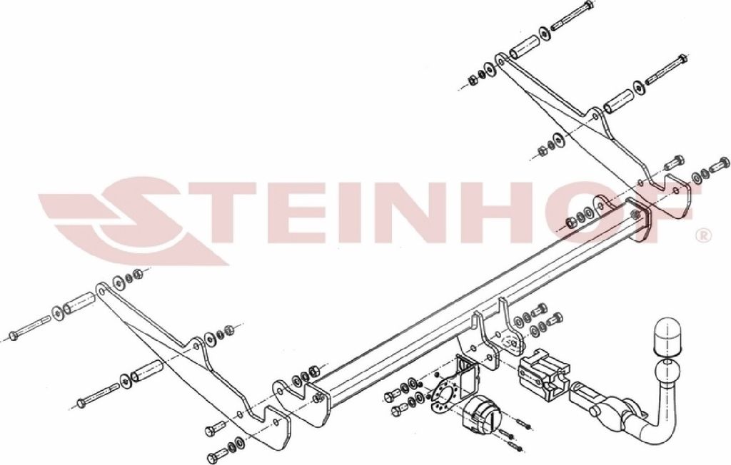 Z547640 Anhängerkupplung passend für RENAULT Clio IV 09/2016-2020 abnehmbar
