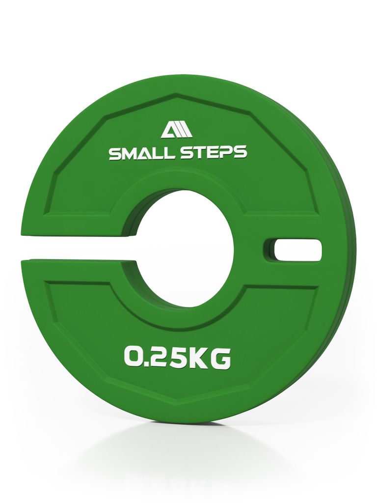 ATLETICA Add-On Flex Plates Colored | 2x0.25kg | Vollgummi Add On Plates I Drei Gewichte I Optimal um minimale Gewichtssteigerungen vorzunehmen