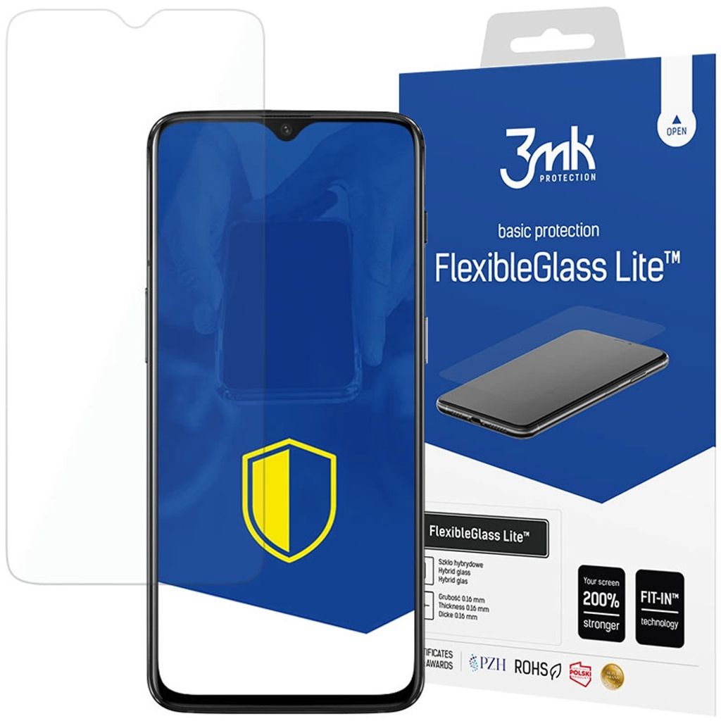 3mk Display Hybridglas FlexibleGlass Lite für OnePlus 6T 0,16mm 6H