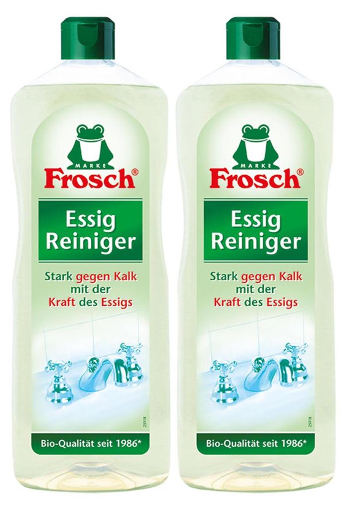 2x Frosch Essig Reiniger 1 Liter - Stark gegen Kalk Produktbild 
